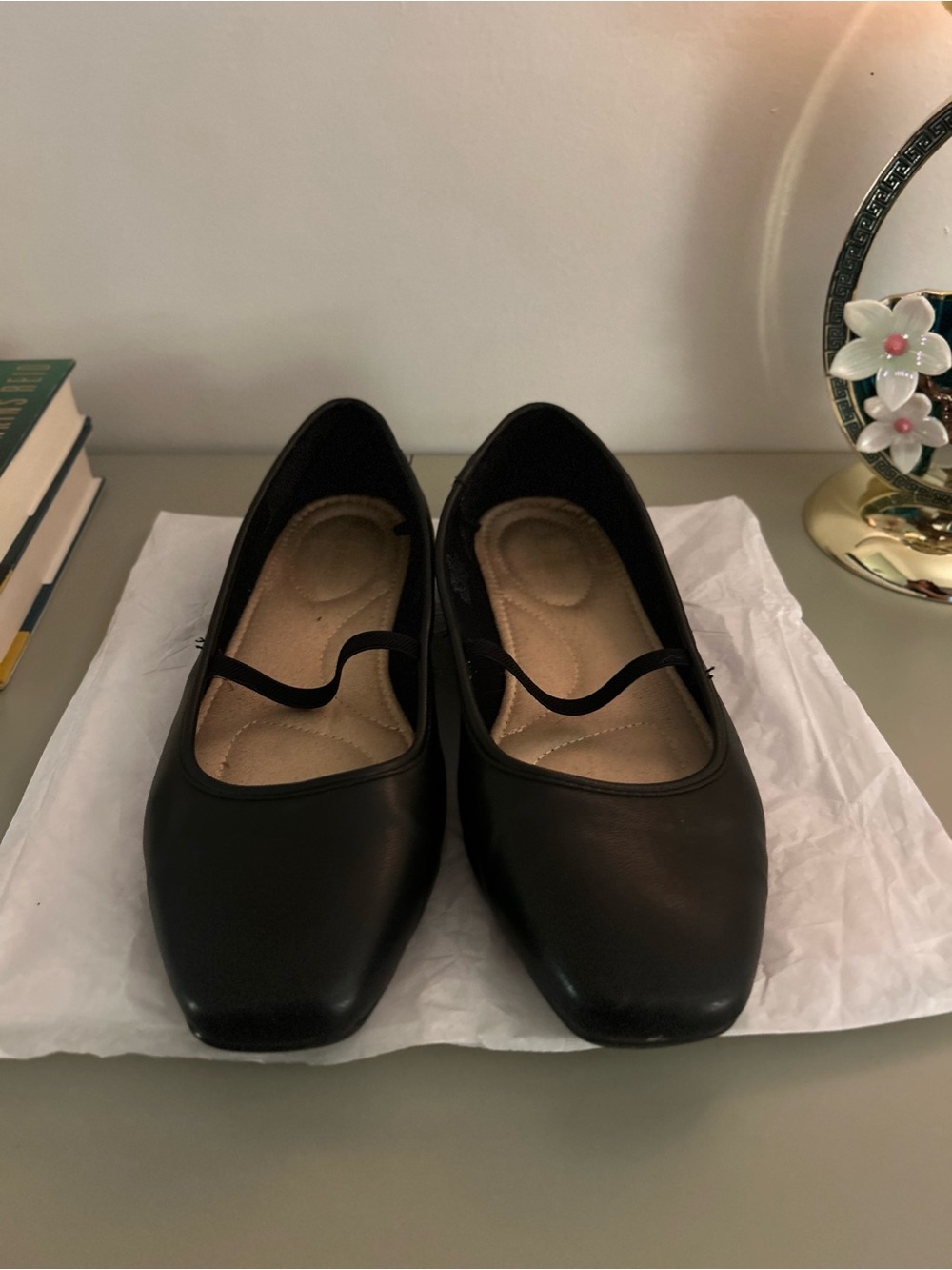 Strapped Ballet Flats